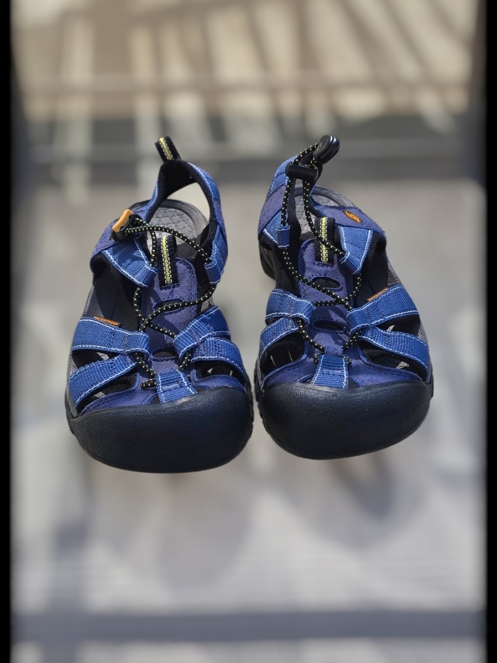 Keen Blue Closed-Toe Women's Outdoor Sandals